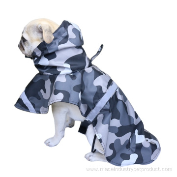 Outdoor Camouflage Custom Designer Pet raincoat